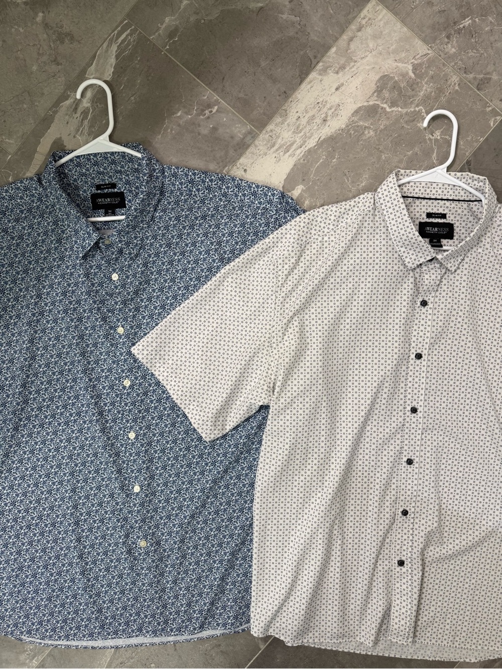 Kenneth Cole Men's Short-Sleeve Button-Down Shirts Bundle